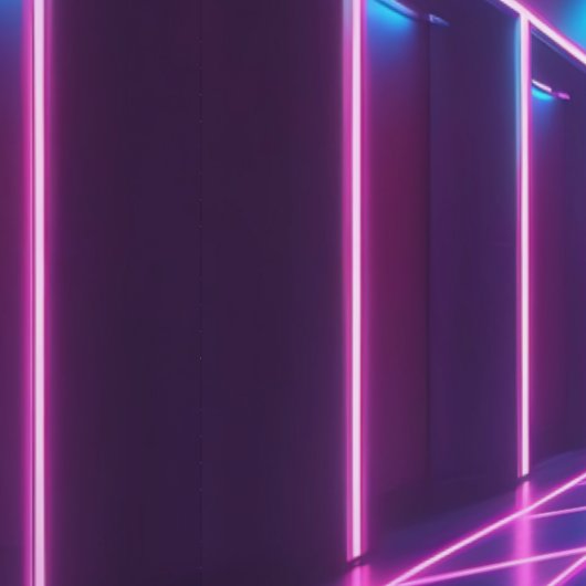 Papier Peint Danse Rétro Cyberpunk Grille Removable (Couture)