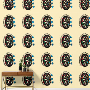 Papier Peint Dartboard - Pour toujours dans l'amour avec les fl