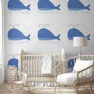 Papier peint de baleine détendu