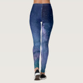 Papier peint de galaxie magique leggings (Dos)
