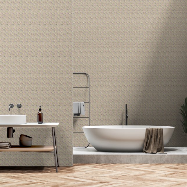 Papier peint de la mer verte Stucco (Salle de bain)