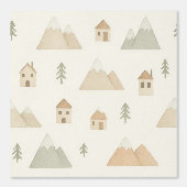 Papier peint de la Pépinière du village de montagn (Recto)