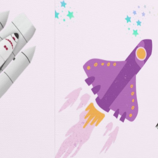 Papier peint de la pépinière spatiale (Couture)