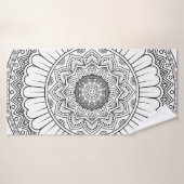 Papier peint de la Rosette mandala (Serviette de bain)