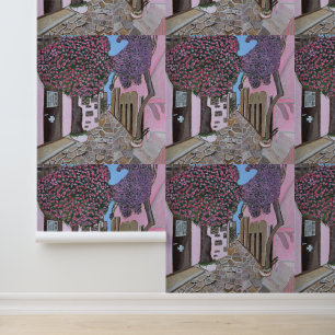 Papier peint de Santorin, Grèce