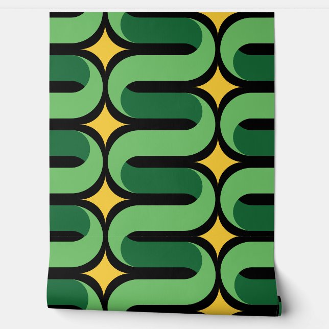 papier peint de style moderne (Déroulement)