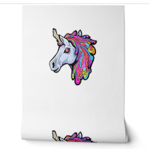 Papier Peint Débardeur Psychedelic Tekk Party Licorne Trippy ED