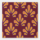 Papier Peint Deco Ploomf Jaune (Recto)