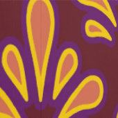 Papier Peint Deco Ploomf Jaune (Couture)