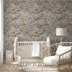 Papier Peint Décor minimaliste Moderne Petite Pierre Bébé Chamb