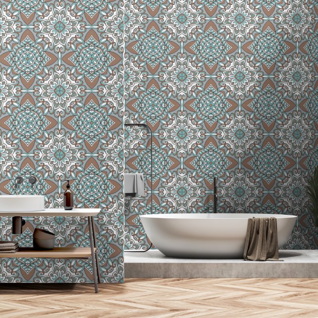 Papier Peint Décor oriental 2 (Salle de bain)