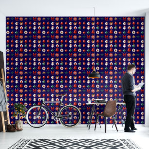 Papier Peint Décorations de Noël modernes