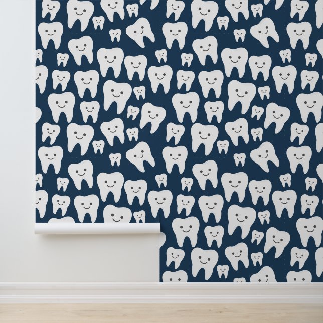 Papier Peint Dents mignons pour le bureau dentaire (Application)