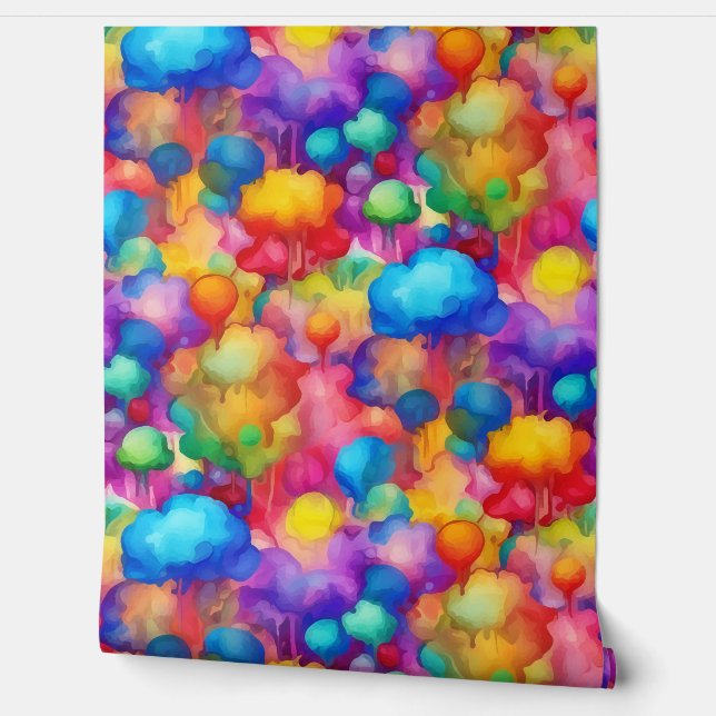 Papier Peint Des pensées colorées (Déroulement)