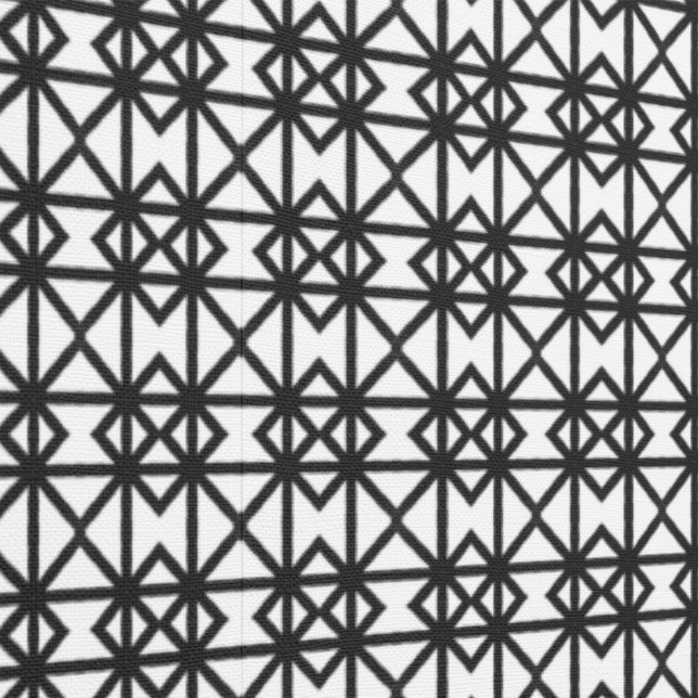 Papier Peint Design chic noir et blanc Déco géométrique moderne (Couture)