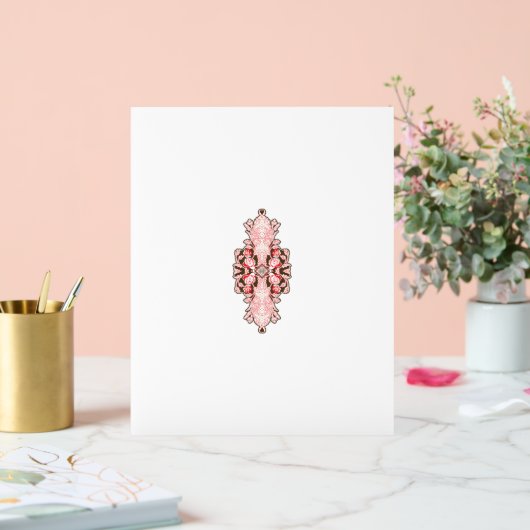 papier peint design d'intérieur fleurs rouges, dos (Mariage)