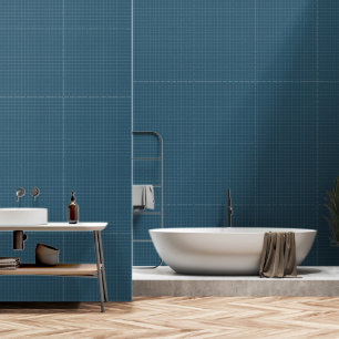 Papier Peint Design minimaliste moderne Eucalyptus À damiers bl