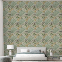 Design Motif Floral Argent