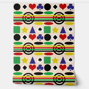 Papier Peint Design Motif nordique scandinave tribal