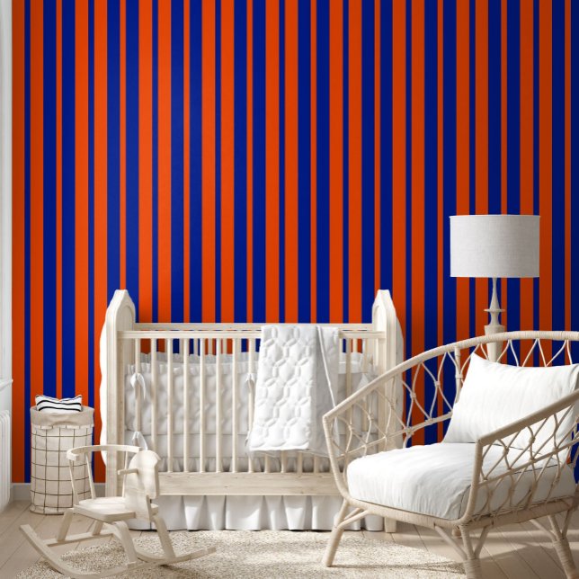 Papier Peint Design Motif Orange Blue (Créateur téléchargé)
