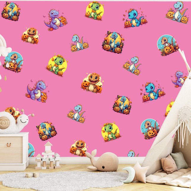 Papier Peint Dinosaur Thème Lieu Anniversaire de enfant (Créateur téléchargé)