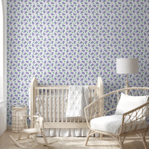 Papier Peint Dinosaure Violet Rêveur