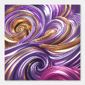 Papier Peint Disco Abstrait Dazzle Removable Wall Art (Recto)