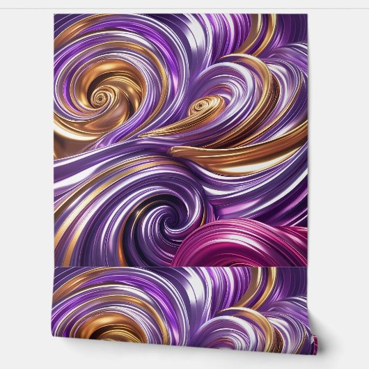 Papier Peint Disco Abstrait Dazzle Removable Wall Art (Déroulement)