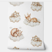 Dormir Bois Animaux Modèle Baby Nursery