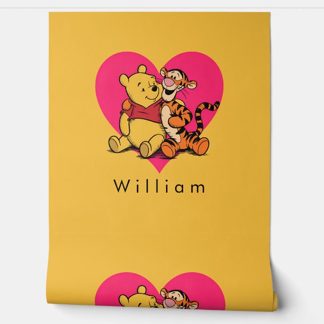 Papier Peint Doux Winnie l'ourson et Tigger (Déroulement)