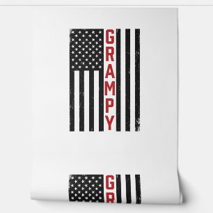 Papier Peint Drapeau américain vintage vector design patriotiqu