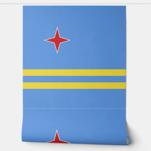 Papier Peint Drapeau d'Aruba