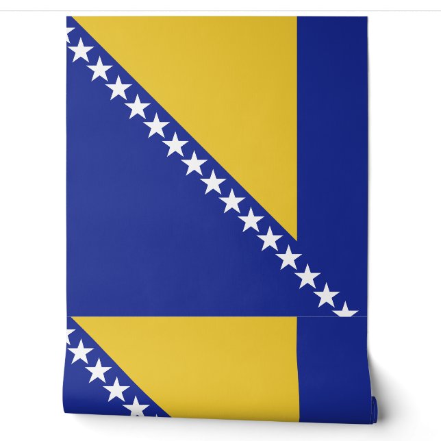 Papier Peint Drapeau de Bosnie-Herzégovine (Déroulement)