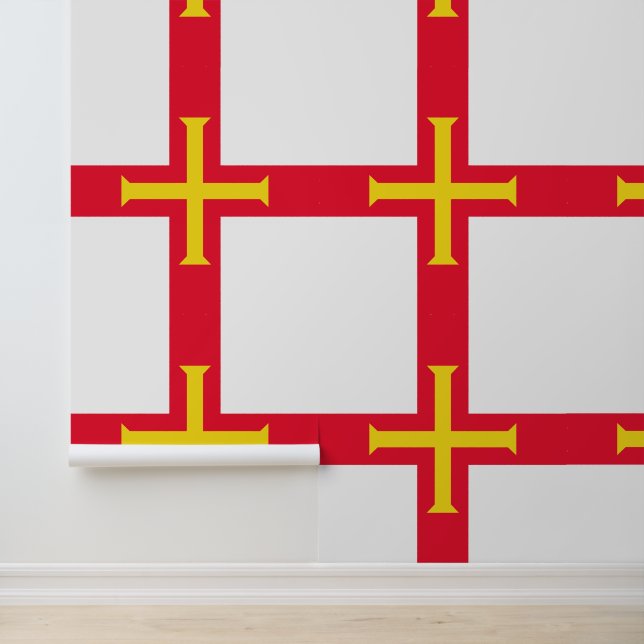 Papier Peint Drapeau de Guernesey (Application)