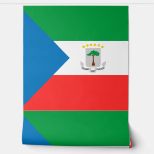 Papier Peint Drapeau de Guinée équatoriale