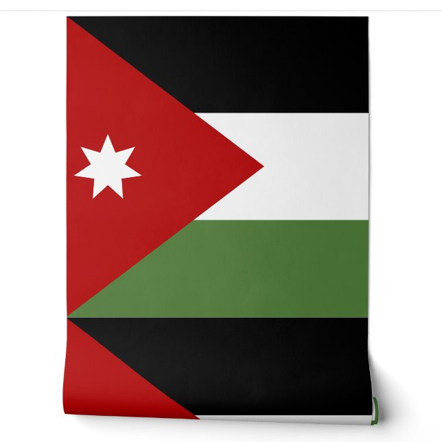 Papier Peint Drapeau de Jordanie (Déroulement)