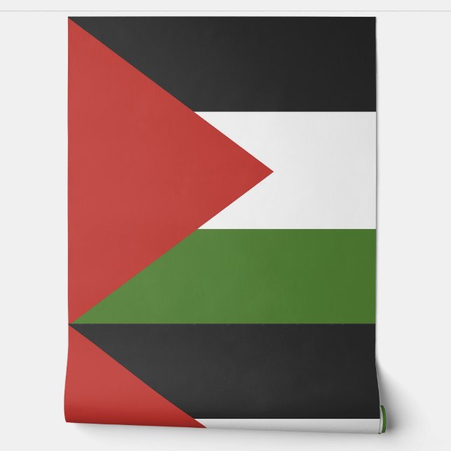 Papier Peint Drapeau de Palestine (Déroulement)