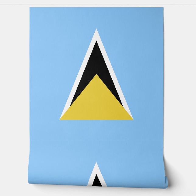 Papier Peint Drapeau de Sainte-Lucie (Déroulement)