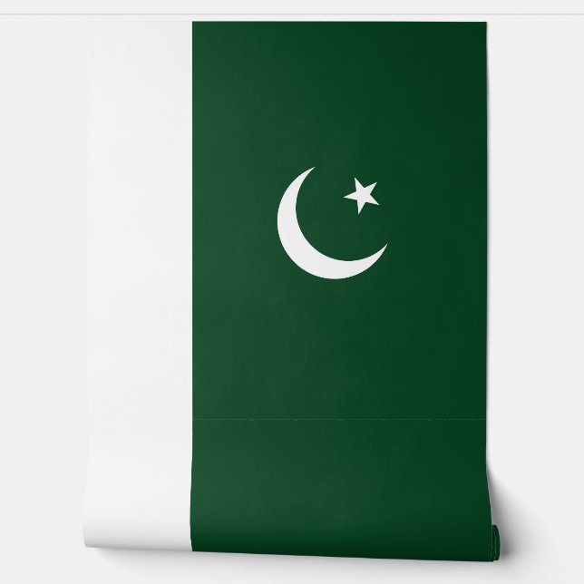 Papier Peint Drapeau du Pakistan (Déroulement)
