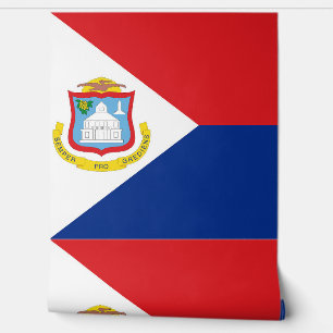 Papier Peint Drapeau Sint Maarten