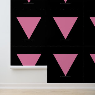Papier Peint Drapeau triangle rose de SlipperyJoe's symbole ros