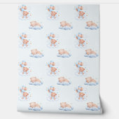 Papier peint Dreamy Teddy Bear (Déroulement)