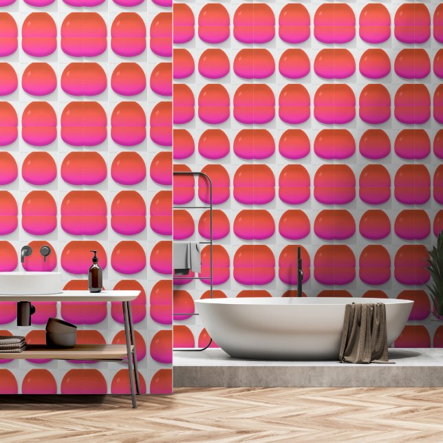 Papier Peint Droplets en verre (Salle de bain)