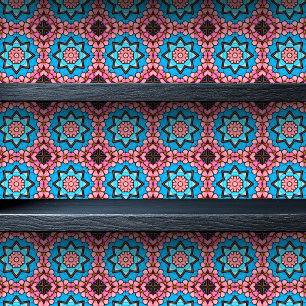 Papier Peint Éclatement Floral De Verre Tiré Petite Impression