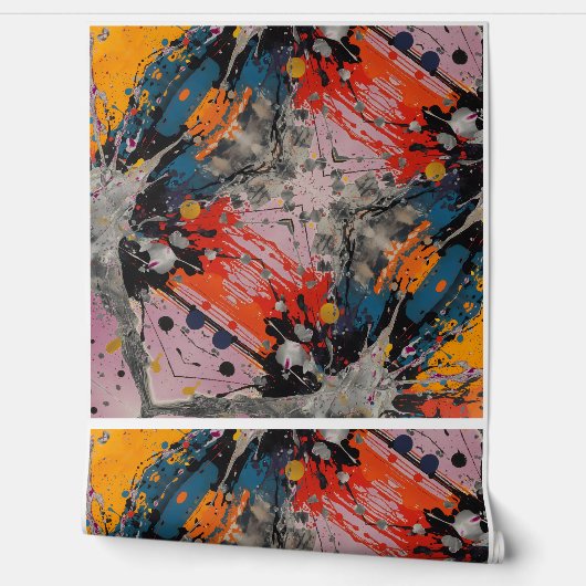 Papier Peint Electric Fusion Burst (Déroulement)