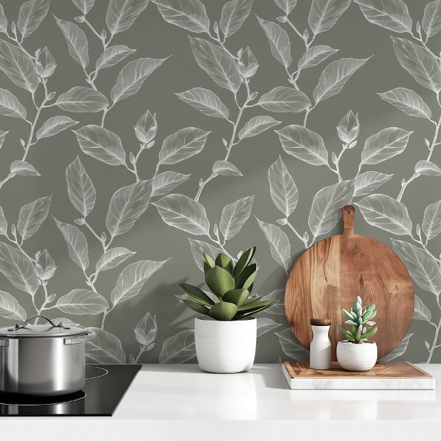 Papier Peint Élégance botanique minimaliste (Créateur téléchargé)