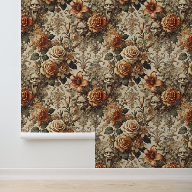 Papier Peint Élégance Grotesque - Gothique victorien (Application)
