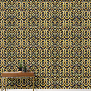 Papier Peint élégant art Déco carrelé motif