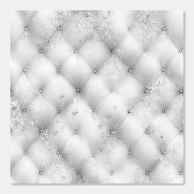 Papier Peint Elégant Cuisine Florale Tufted (Recto)