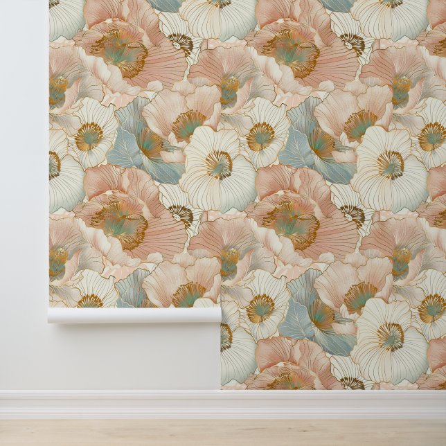 Papier Peint Élégant floral japonais (Application)